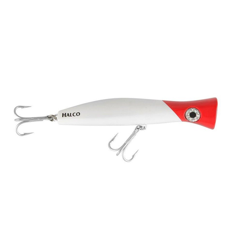 Halco Roosta Popper 195|195 White Redhead|195 Bonito|195 Yellowfin|195 Fusilier|195 Pink Fluorescent|195 Baitfish|195 Pilchard
