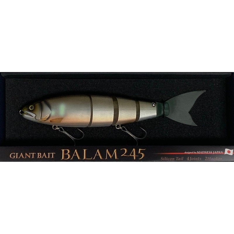 Madness Balam 245 Swimbait|Real Ja Ayu|Clear Hasu|Clear Ayu|Laser Hasu|GM Chartreuse|Rooster Chartreuse|Rainbow Trout Floating