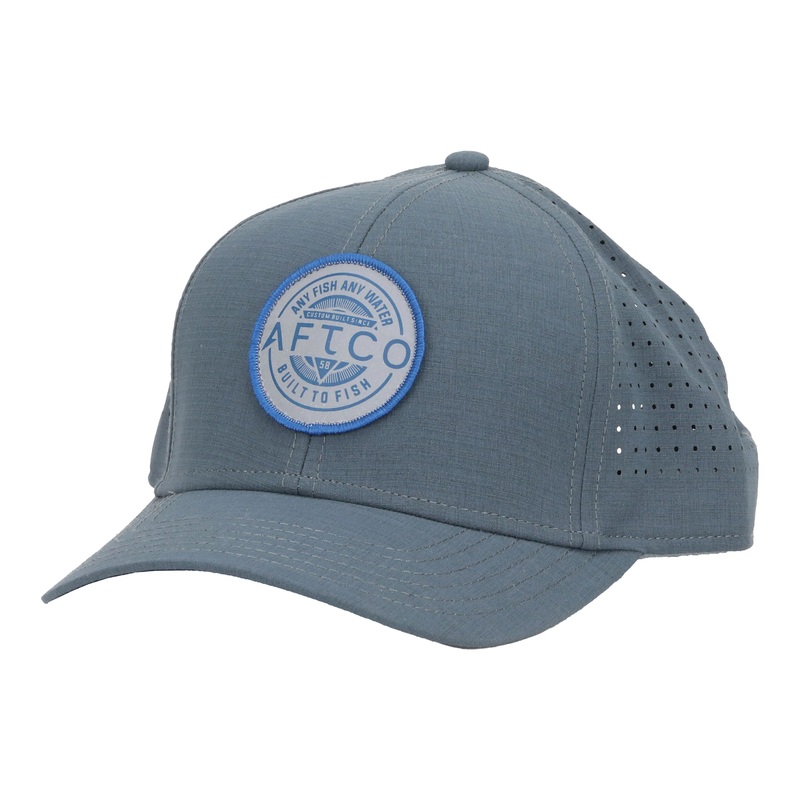 Aftco Supernova Hat|Dark Gray|Ice Blue