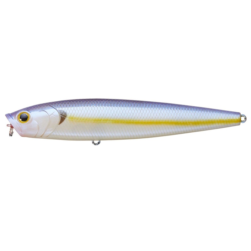 Lucky Craft Gunfish 115NF|Chartreuse Shad|Ghost Minnow|Aurora Black