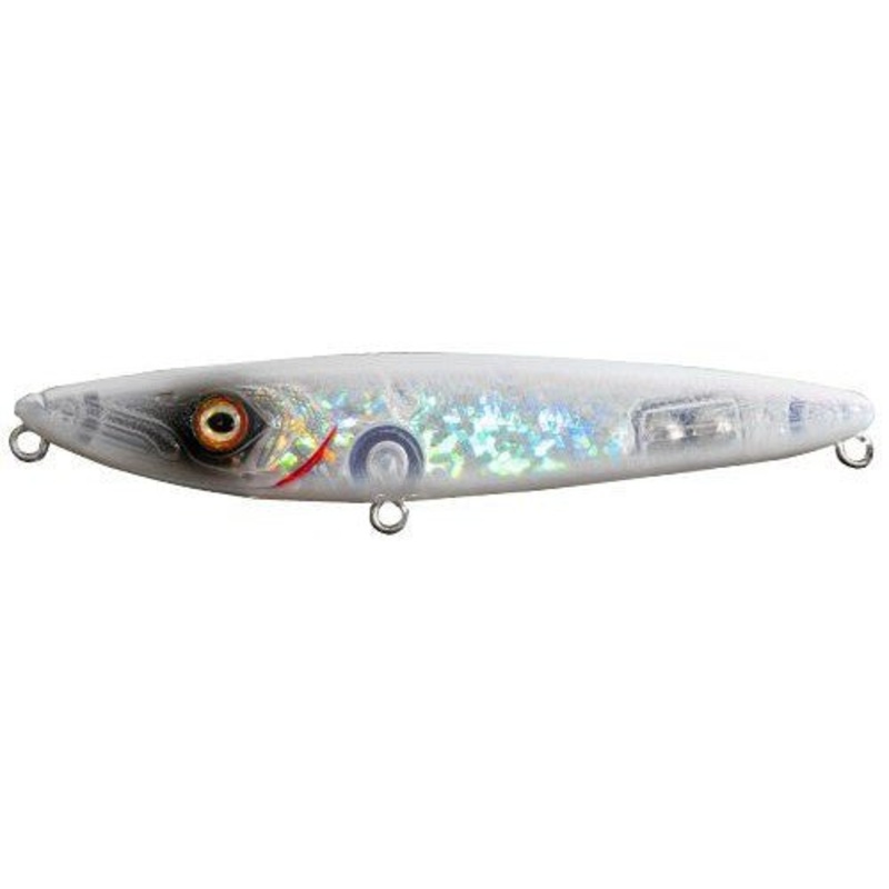 Fishus Espetit Topwater|70mm|95mm|110mm|125mm|140mm|White N Flash|White|Hot Belly Glass|Flashy Shad|Translucid Anchovy