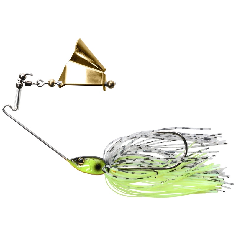 Jackall Gargle Buzzbait|Black Back Chartreuse|Chartreuse Back Pearl|Chartreuse Tail Gill|Hasu Silver|Killer White|Midnight Black