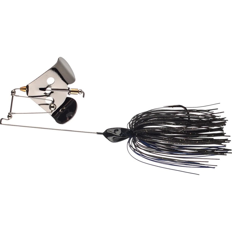 Damiki Noisy MTB Buzzbait|Black Blue|White Chart|White Silver