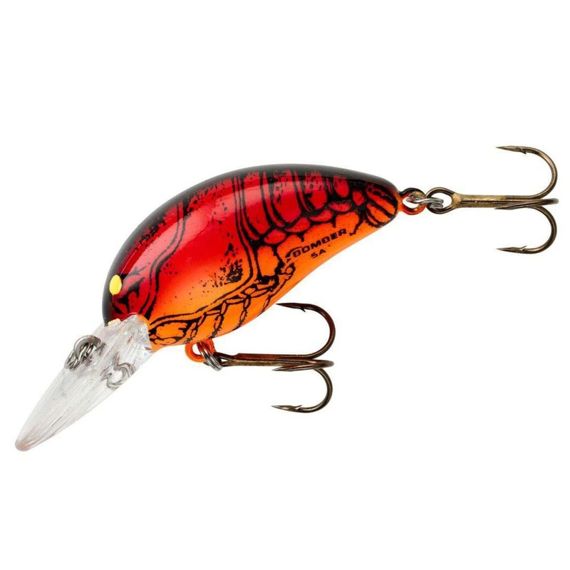 Bomber Model A B04|Apple Red Crawdad Square Lip|Baby Bass|Chartreuse Black Scales|Oxbow Bream