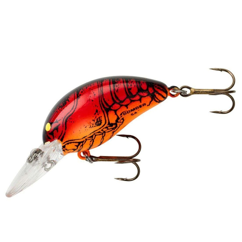 Bomber Model A Square Lip B05|Apple Red Crawdad|Chartreuse Black Scales|Foxy Momma|Foxy Shad