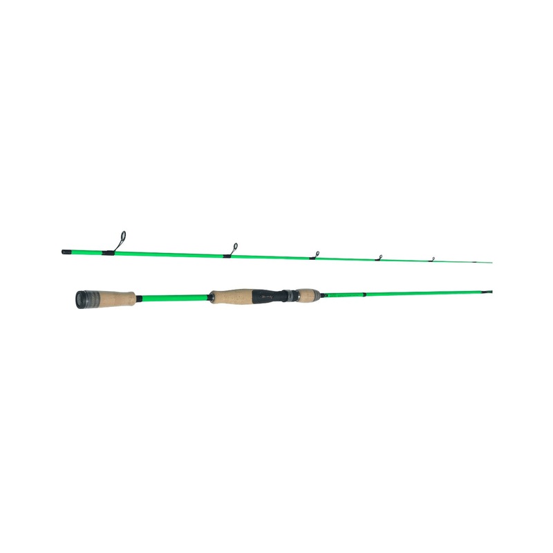Bonehead Green 2 pc Spinning Rod