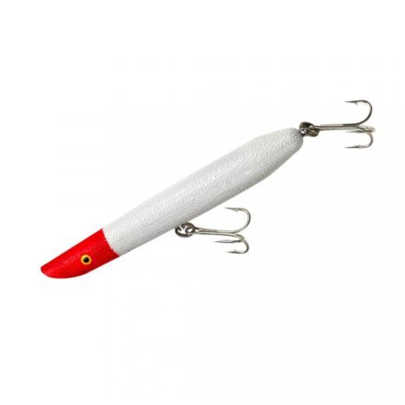 Cotton Cordell Pencil Popper|Regular|Large|Chrome Blue Back|Pearl Blue|Pearl Red Head|Bone|Chrome Black Back|Gold Chrome Black Back