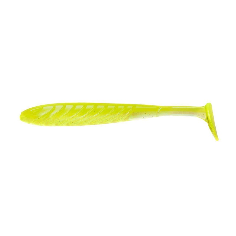 Yum Pulse|4.5″|Chartreuse Shad|Gray Flake Shad|Houdini|Pearl White|Sinful Shad|Summer Gill|Tinfoil|Watermelon Red