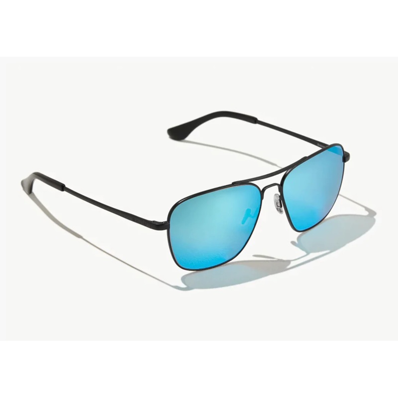 Bajio Snipes Sunglasses|Black Frame w/Blue Mirror Lens|Black Frame w/ Green Mirror Lens|Black Frame w/Rose Mirror Lens
