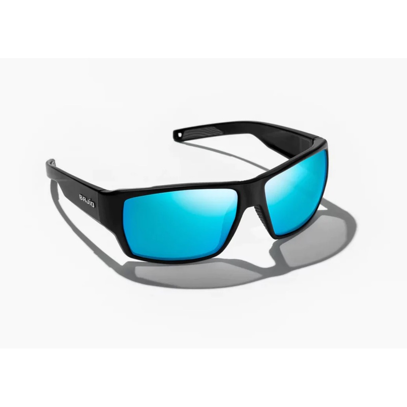 Bajio Vega Sunglasses|Black Frame w/Blue Mirror Lens|Black Frame w/Green Mirror Lens|Black Frame w/Rose Mirror Lens