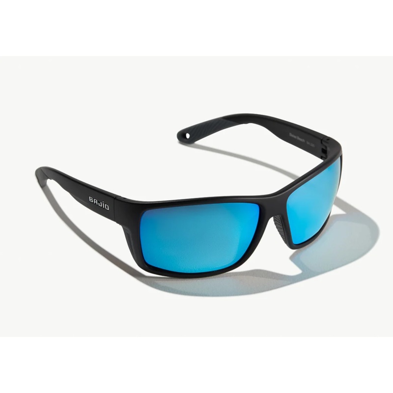 Bajio Bales Beach Sunglasses|Black Frame w/ Blue Mirror Lens|Black Frame w/ Green Mirror Lens|Black Frame w/ Rose Mirror Lens