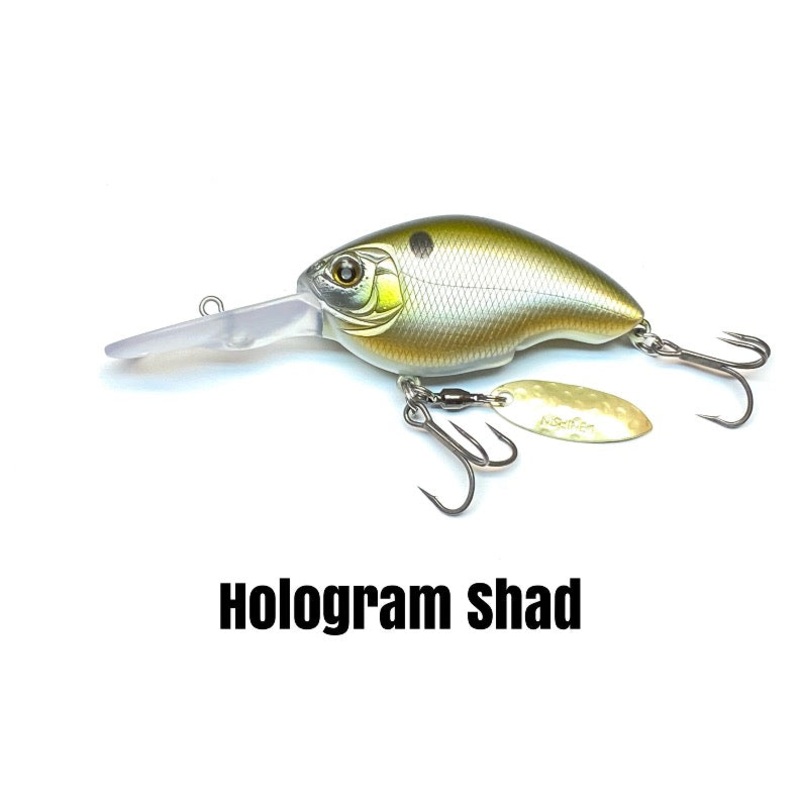 Nishine Baby Chippawa DD|Hologram|BPB Chartreuse|Ghost Shad|Matte Orange Tiger
