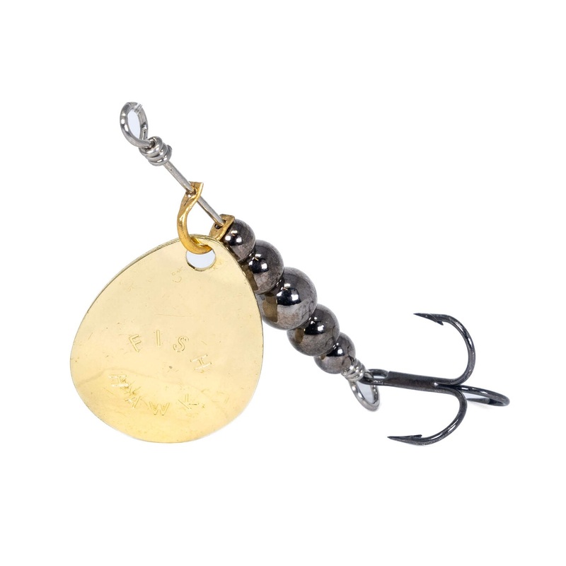 Dark Matter Fish Hawk Spinner|3/16 oz|Gold|Silver