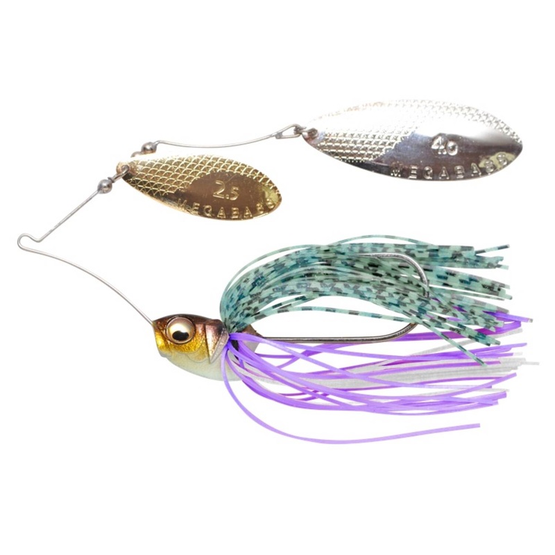 Megabass V9 Spinnerbait|1/2 oz|3/8 oz|Blue Gill|Chartreuse Shiner|Fire Shad|Pearl Shad