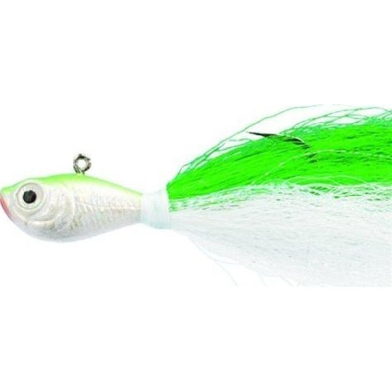 Spro Prime Bucktail Jig|1/4 oz|3/8 oz|1/2 oz|3/4 oz|1 oz|1 1/2 oz|2 oz|3 oz|4 oz|6 oz|8 oz|Chartreuse|Crazy Chartreuse|Glow|Pink|Sand Eel Green|Spearing Blue|White