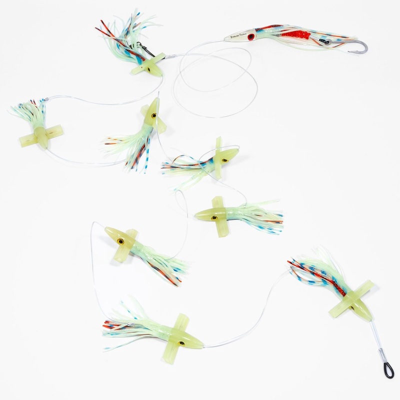 Sterling Tackle Crazy 8 Chain|Glow|Green|Purple|Zucchini