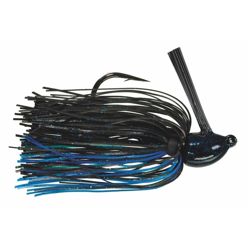 Strike King Hack Attack Jig|Black/Blue|Green Pumpkin Craw|Sexy Craw