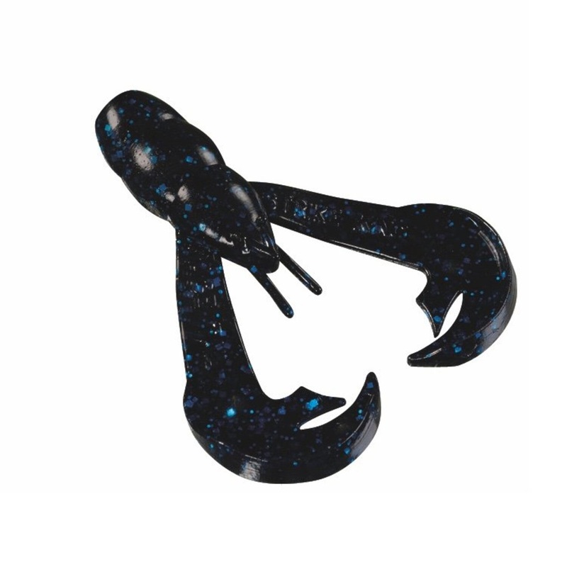 Strike King Rage Tail Chunk|Black Blue Flake|Green Pumpkin