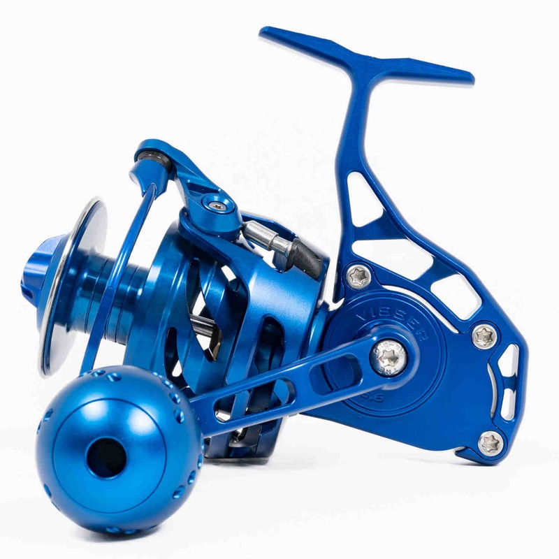 Visser Spinning Reels|No. 3|No. 4|No. 4X|No. 5|No. 6|No. 7|No. 8|Black|Blue|Gunsmoke|Gold