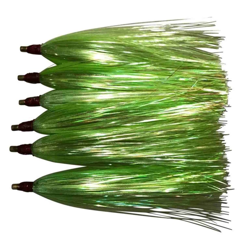 Run Off Lures Mylar Teasers|Green|Pink|Tri-Color|White