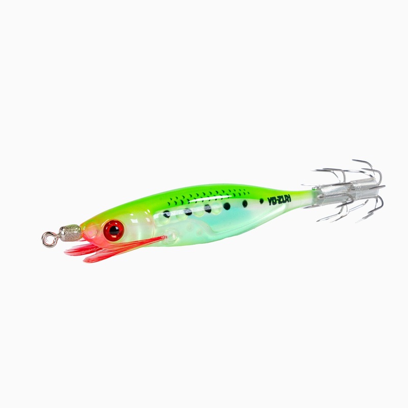 Yo-Zuri Ultra Bait Squid Jig|3 1/8″ – 3/16 oz|3 3/4″ – 5/16 oz|Luminous Green|Luminous Pink|Luminous Purple Pink