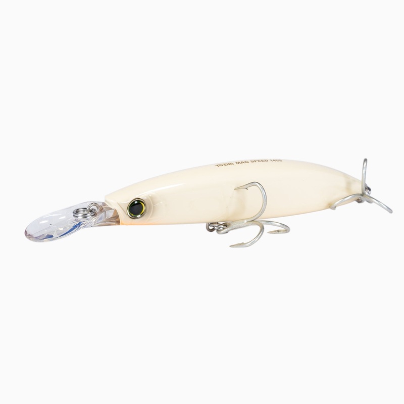 Yo-Zuri Mag Speed Lures|4 3/4″ – 1 1/4oz|5 1/2″ – 1 5/8 oz|Bone|Bronze|Bronze Shiner|Double White|Holographic Black|Mullet|Pearl Red Head|Sardine|Silhouette Black