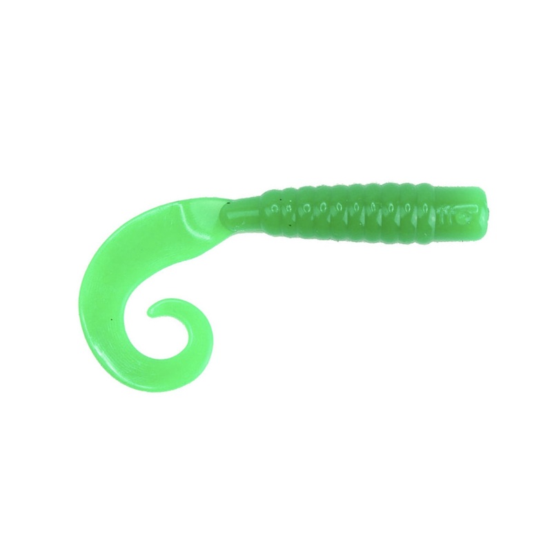Tsunami Tidal Baits Grubs|Green|White Pearl