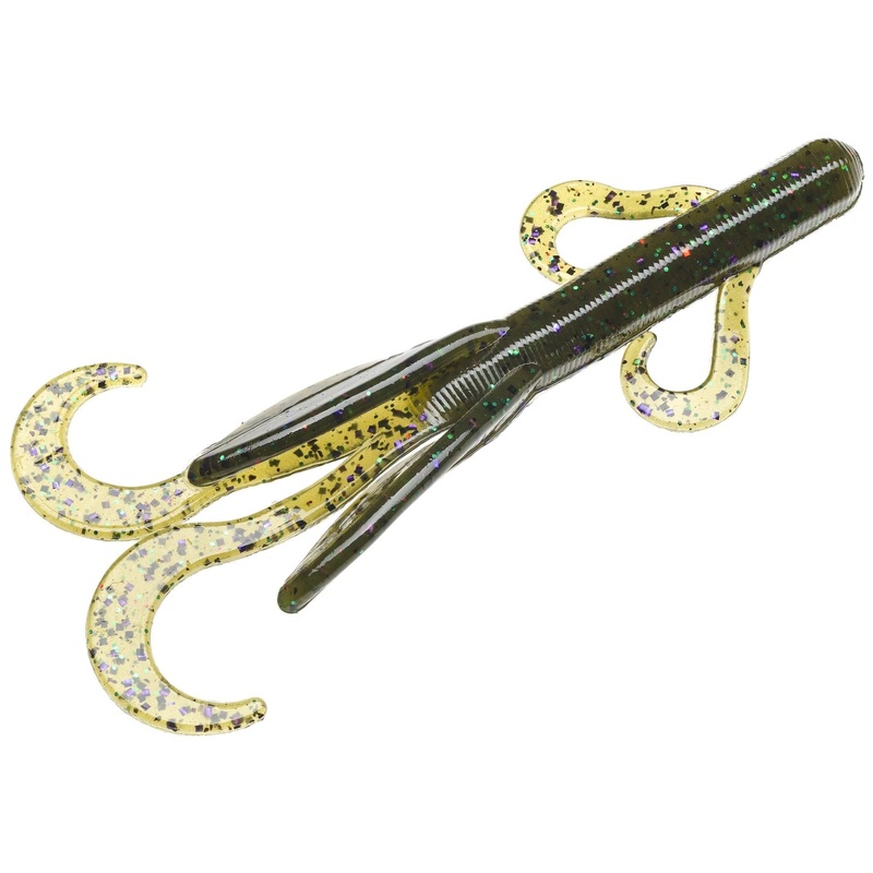 Strike King Game Hawg|Candy Craw|Watermelon Red Flake|Green Pumpkin|4″