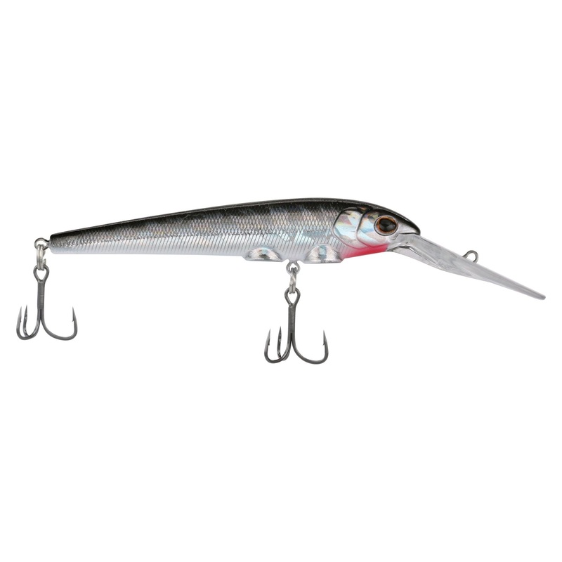 Berkley Deep Hit Stick|3.75″|Black Silver|Blue Chrome|Chrome|Flashy Pearl|Golden Alewife|Perch|Purple Slime|Slick Tennessee Shad