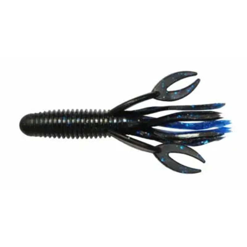 Big Bite 4 Craw Tube (8 Pk)|Black Blue Electric Blue|Confusion|Green Pumpkin|Hematoma