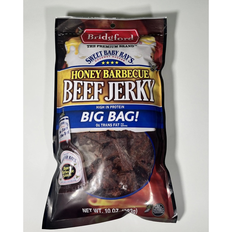 Bridgford Beef Jerky|Big Bag|Regular Bag|Honey BBQ|Original|Sweet n Spicy|Sweet Teriyaki
