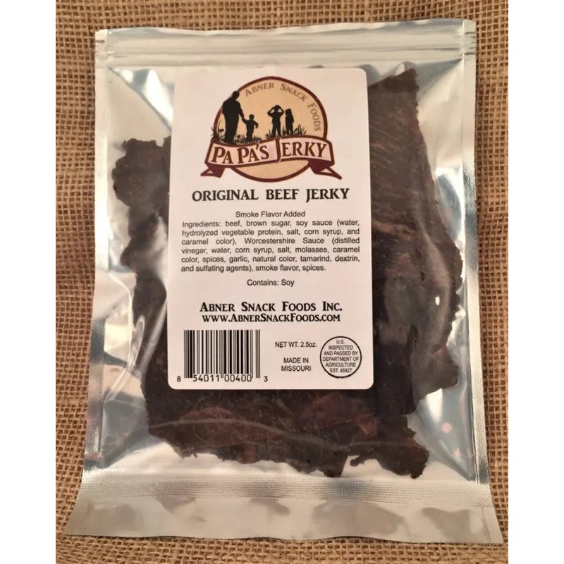 Papa’s Jerky|Original|Peppered|Sweet Sriracha Pork|Teriyaki