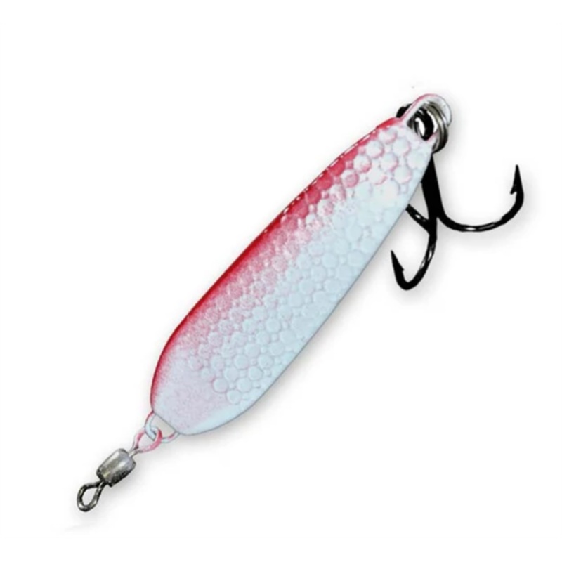 Dixie Jet Slab Spoons 7/8 oz|Cole Slaw|Silver|Silver Purple Tip|Table Rock Shad|White