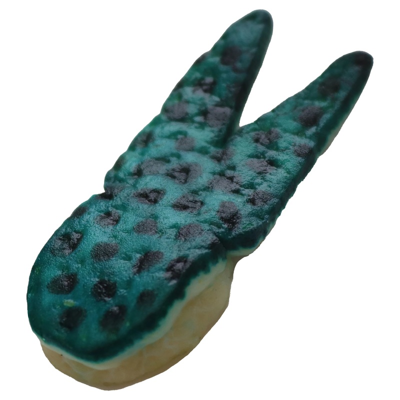 Uncle Josh Pork Frog (3 Pk)|Black|Black Blue|Blue|Crawdad Brown|Green Spot