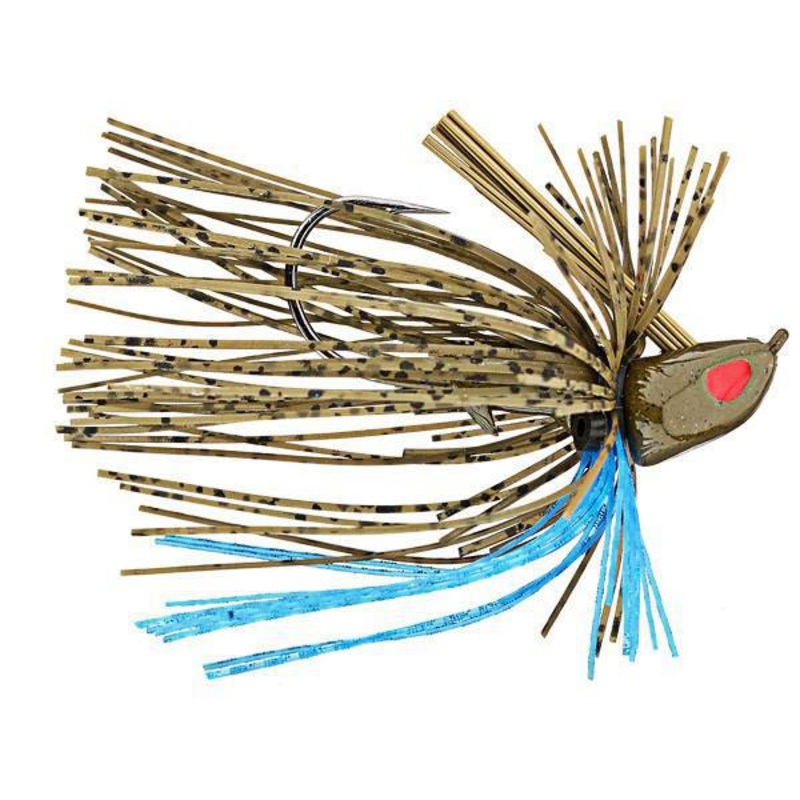 Omega Finesse Pitching Jig|5/16 oz|7/16 oz|Black & Blue|Camo Craw|Chobee|Green Orange|Missouri Craw|PB&J|Texas Craw|Watermelon Red|Bluegill