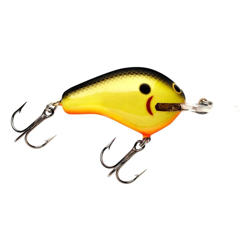 Bagley Diving Balsa B2|Black on Silver Foil|Blue Olive Shad|Chartreuse Rootbeer|Chartreuse Shad|Cooked Crawdad|Crusty Crawdad|Rootbeer|Tennessee Shad Orange Belly