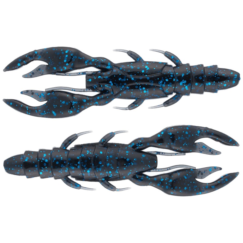 Toad Thumper Bad Craw (7 Pk)|Bad Craw (AL Craw Swirl)|Black Blue Flake|Delta Red|Green Pumpkin|Green Pumpkin Red|Mojo Blue