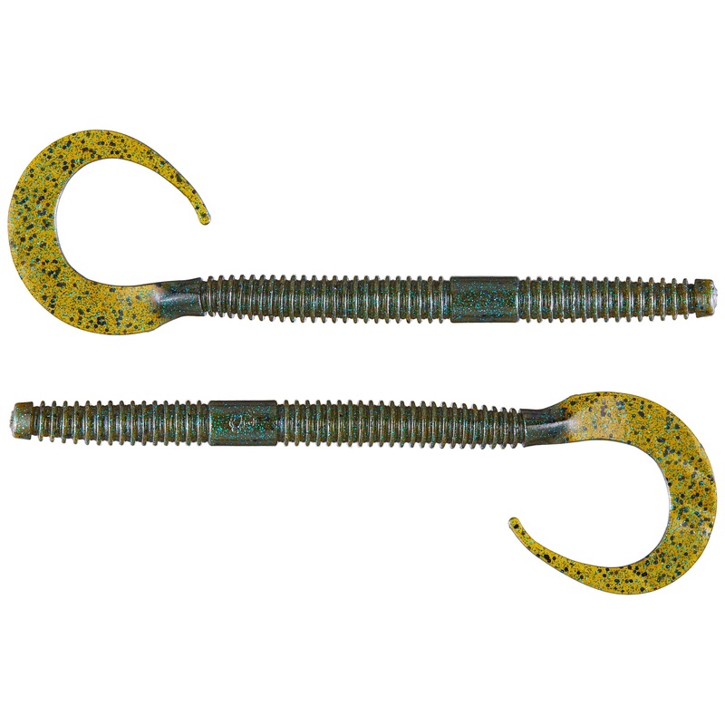 Yamamoto 10 Ichi Worm (6 Pk)|Bama Bug|Black Blue Flake|Green Pumpkin Black Flake|Green Pumpkin Blue|Mowed Grass|Plum Apple|Plum Candy