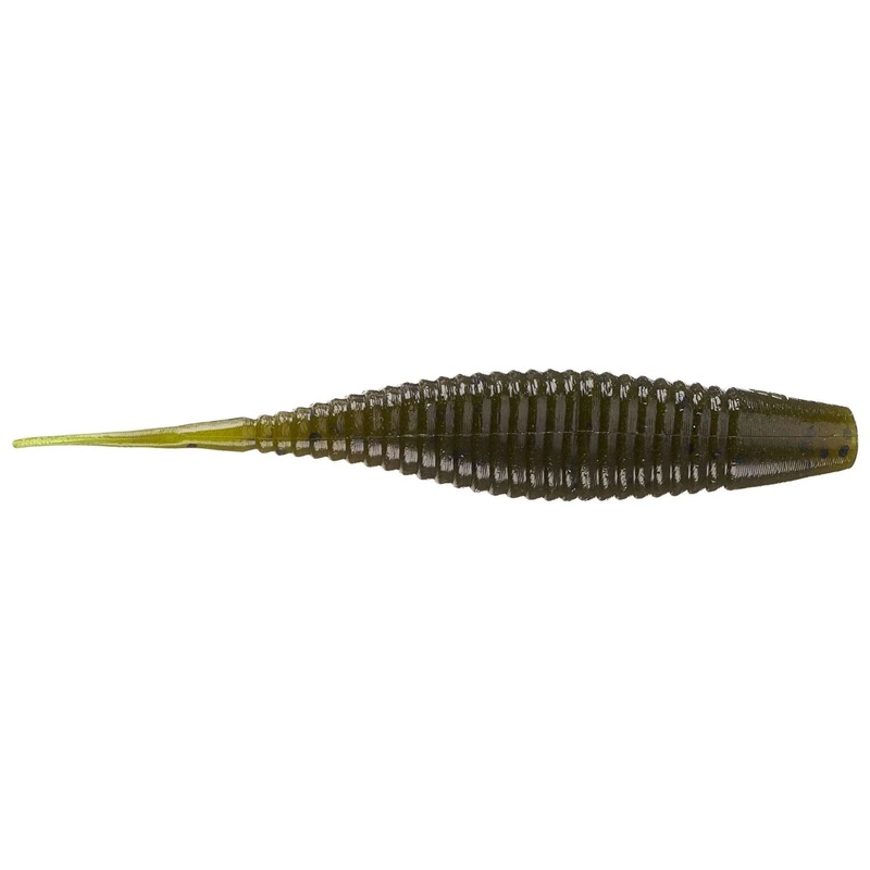Yamamoto 3 Scope Shad (10 Pk)|Baby Bass|Chartreuse Electric Blue|Electric Shad|Green Gizzard|Green Pumpkin|Natural Shad|Pearl White|Pro Blue|Rainbow Shad|Sexy Shad|Sight Flash|Tennessee Shad