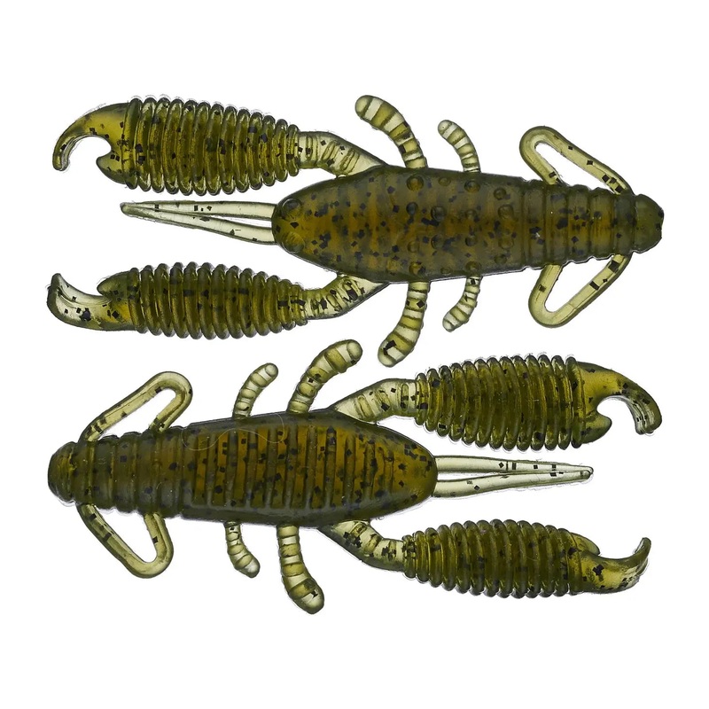 Reins 2.5 Ring Craw (6 Pk)|Scuppernong|Watermelon Seed