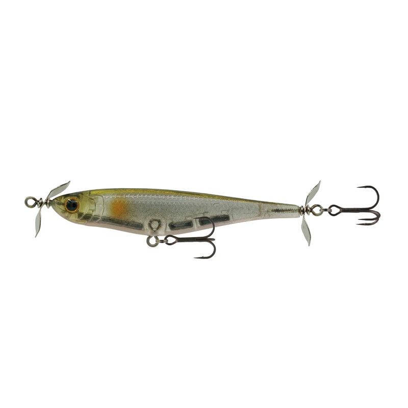 6th Sense Party Prop 3/8 oz.|AYU|Black|Chrome Black Back|Ghost Bone Minnow|Ghost Yellow Perch|Matte Minnow