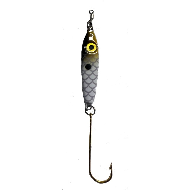 Bink’s Minnow Spoon 1/4 oz|Arkansas Shiner|Blue Metallic|Firetiger|Silver|White/Red Throat|White Scale