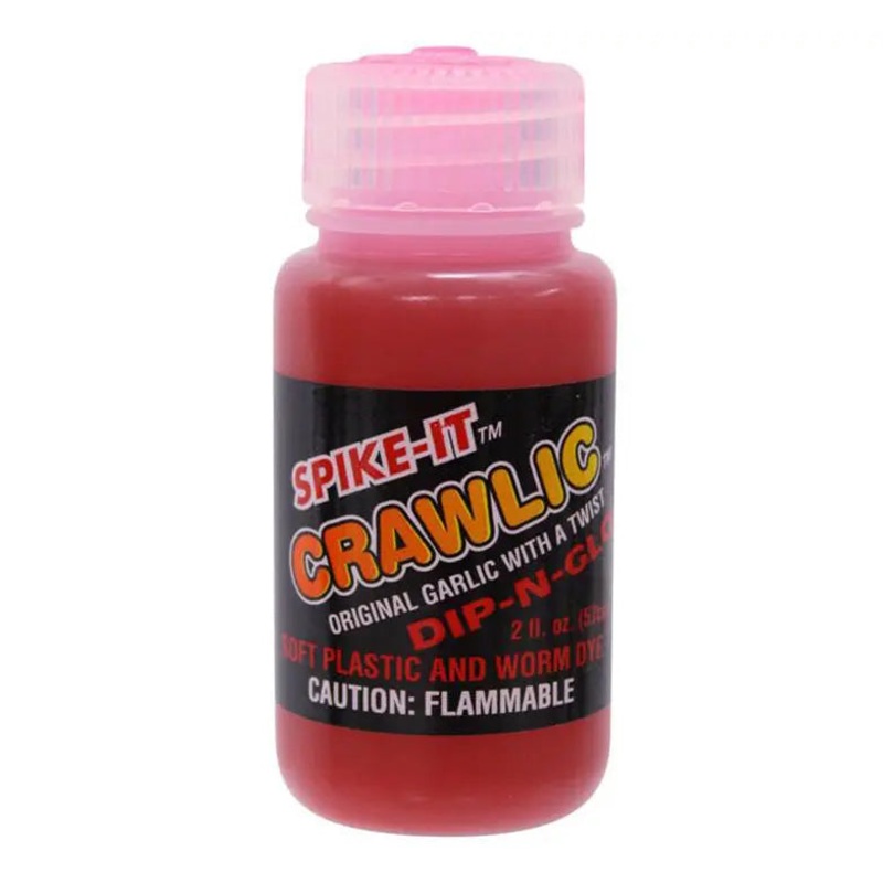 SALE – Spike It Dip-n-Glo|Crawlic Hot Pink*|Garlic Fire Red (4 oz)*|Garlic Orange (4 oz)*|Garlic Pumpkin Seed*