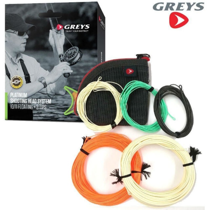 Greys Platinum Shooting Head System Flylines