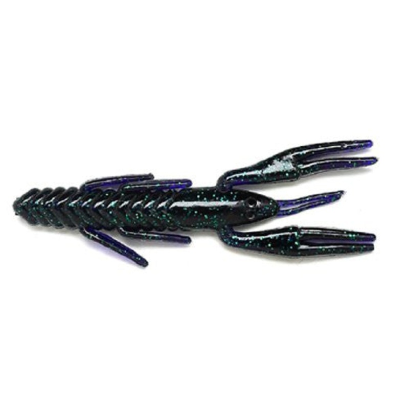Gambler Crawdaddy 4|Black Blue Glitter|Bowens Silver Shadow|Junebug