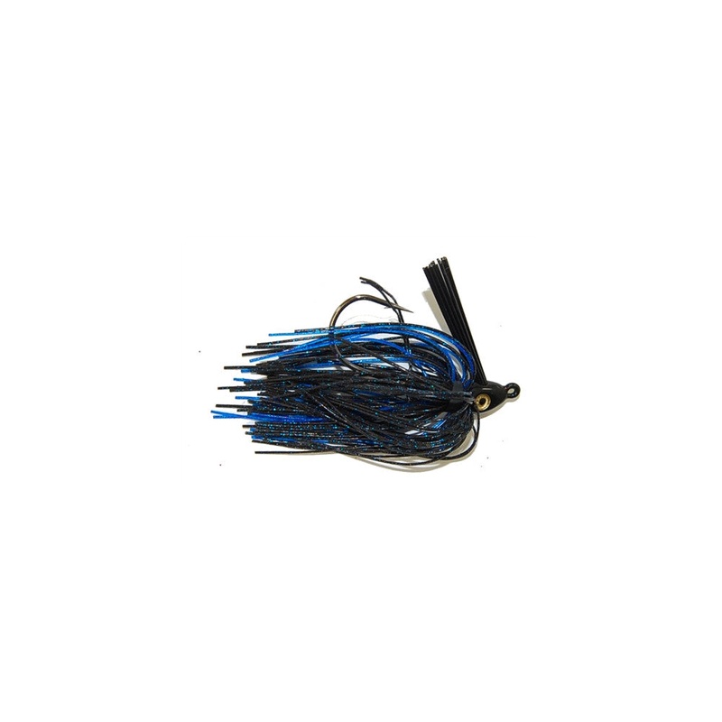 Gambler Heavy Cover Swim Jig|Shad|Black Blue|Black Blue Purple|Green Pumpkin|green pumpkin|White|5/16 oz|1/2 oz|1/2 OZ