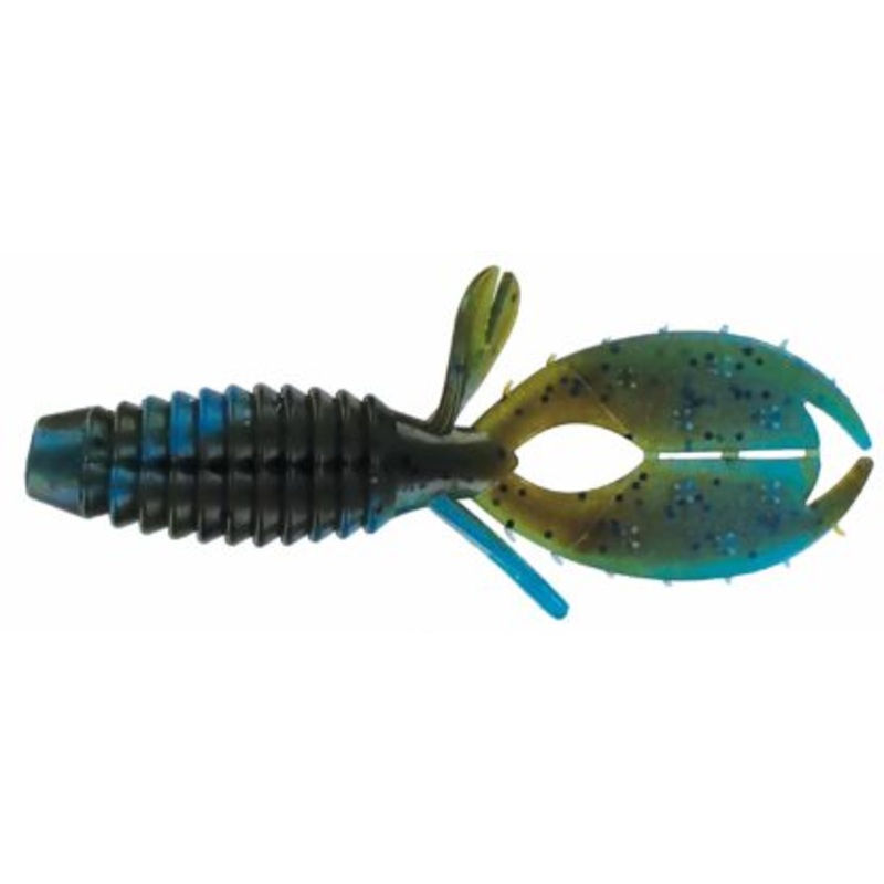 Big Bite Baits YoMama 4|Green Pumpkin|Tilapia|Hematoma|Green Pumpkin/Blue Swirl
