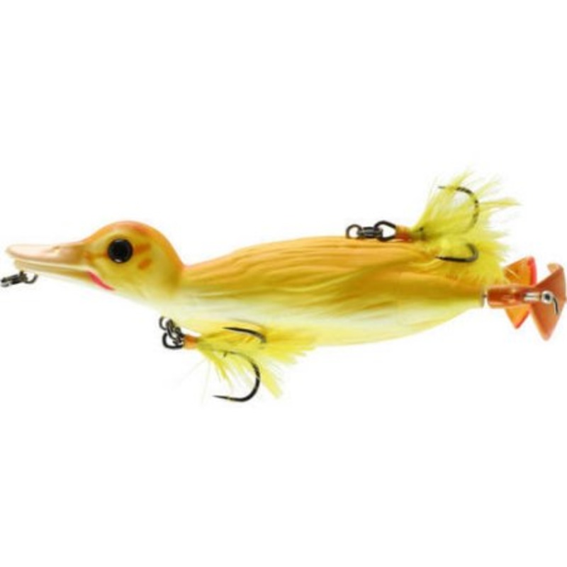Savage Gear 3D Suicide Duck|YELLOW|WOOD|BLACK