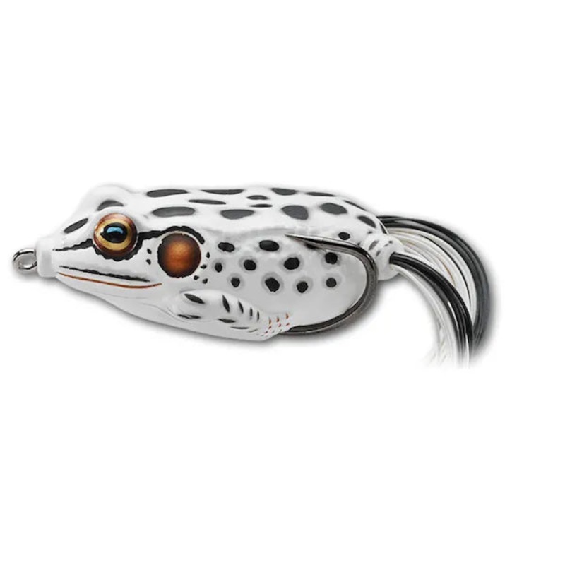 LIVETARGET Hollow Body Frog|45T | 1 3/4″|55T | 2 1/4″|65T | 2 5/8″|Albino White|Black|Green Brown|Brown Black|Emerald Brown|Green/Yellow|Black/Black