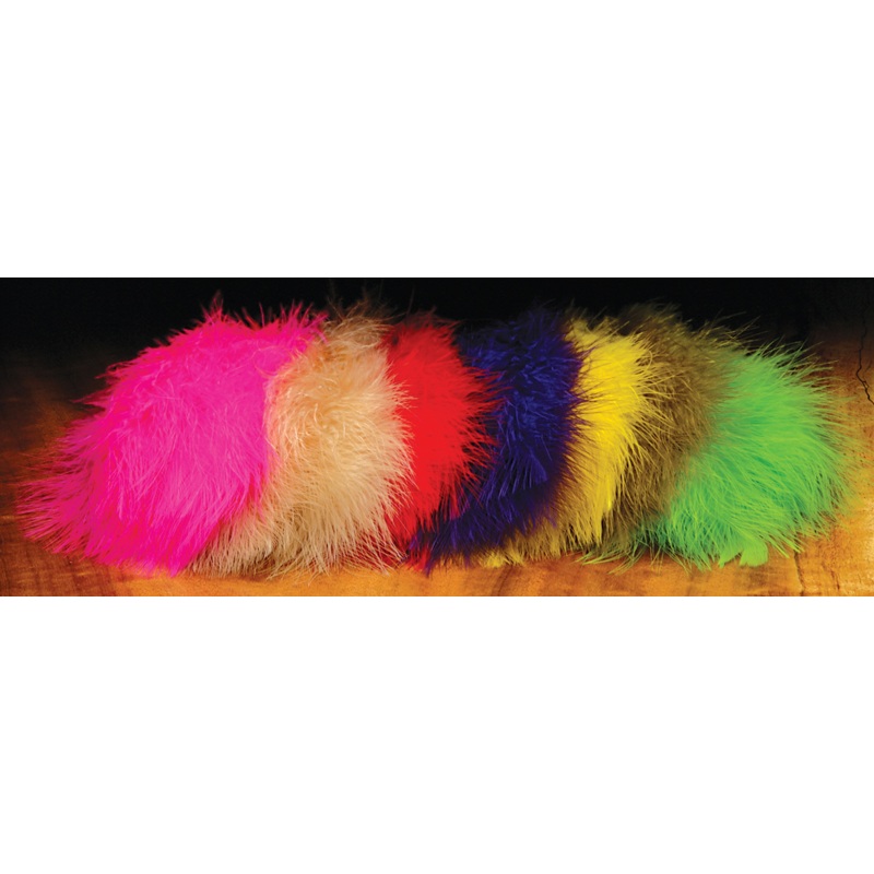 Extra Select Marabou|Black|Chartreuse|Olive|Purple|Rusty Brown|Shrimp Pink|Tan|White|FL Yellow|Ginger
